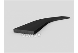 Rechteckiges Gummiprofil, 4x36mm, 60°ShA, NBR, -30°C/+70°C, schwarz, 